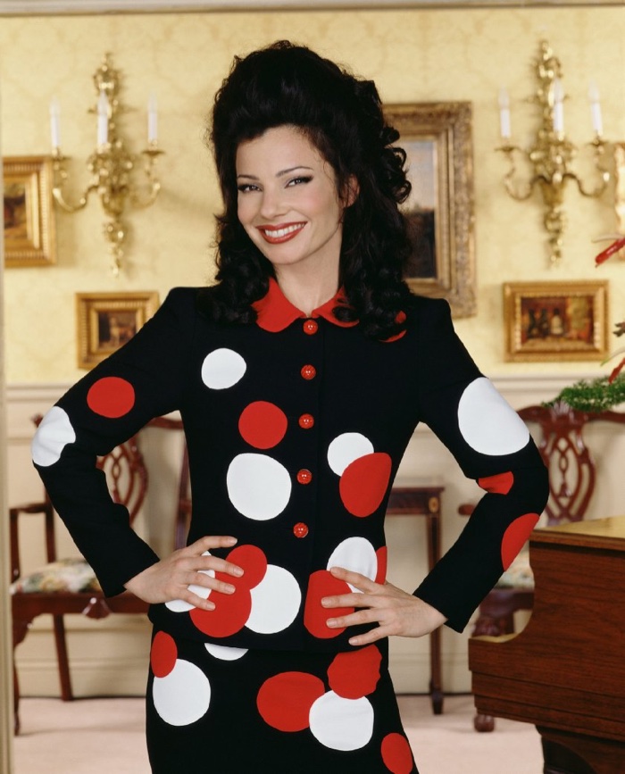 Fran-Drescher-The-Nanny-Polka-Dots