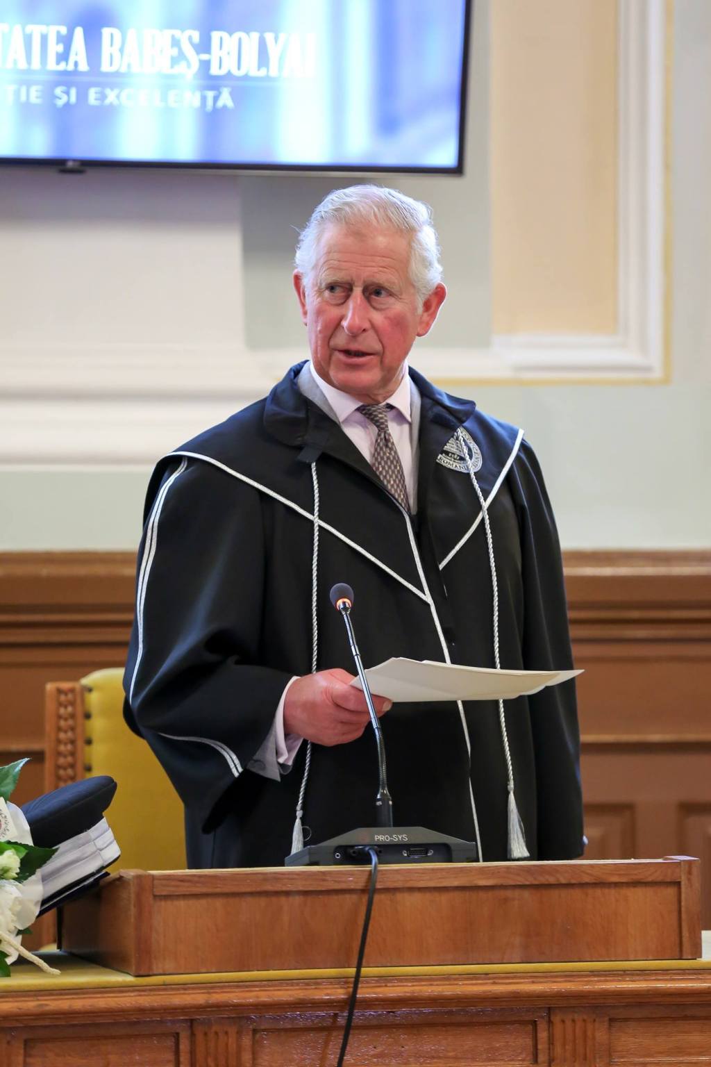 Prince Charles receives the title of Doctor Honoris Causa of the Babes-Bolyai&nbsp;University