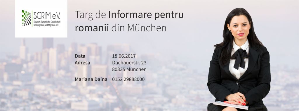Information Fair for the Romanian community to be organized in&nbsp;Munich